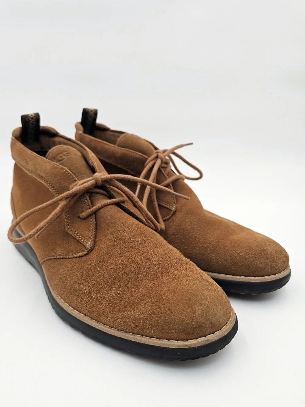 UGG Union Chukka Suede Lace Up Chukka Boots Chestnut 1120984 Men’s Size 11